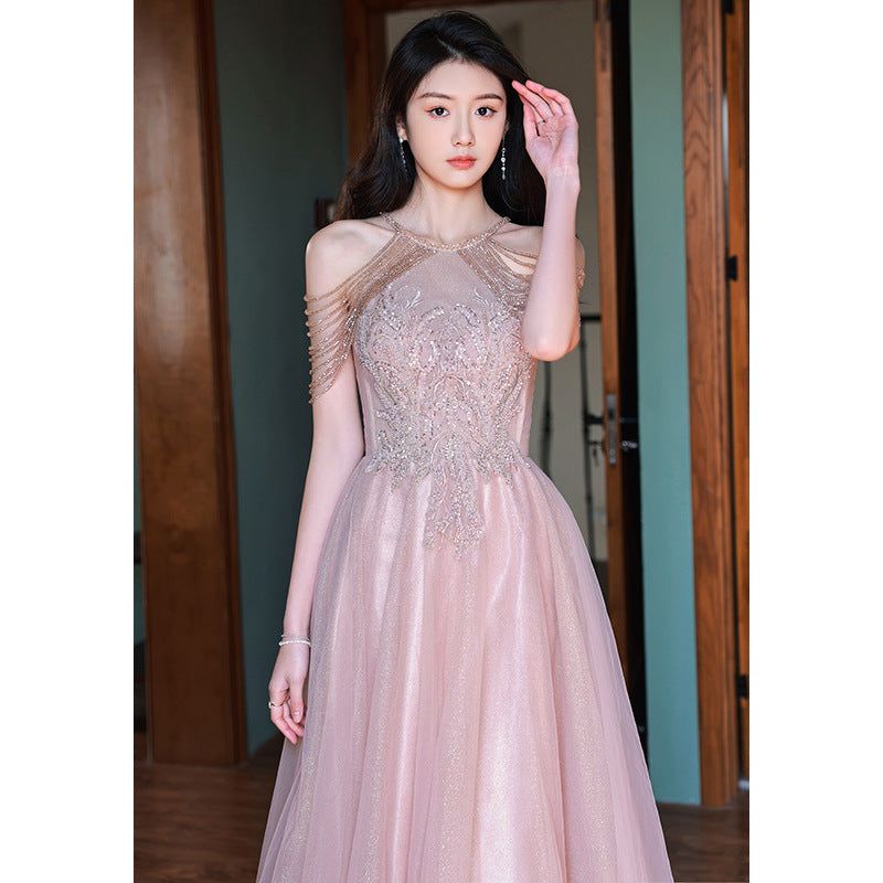 Tassel Night Socialite Light Luxury Sling Dress | Fairy Tale Princess Dress | same ANTHEM
