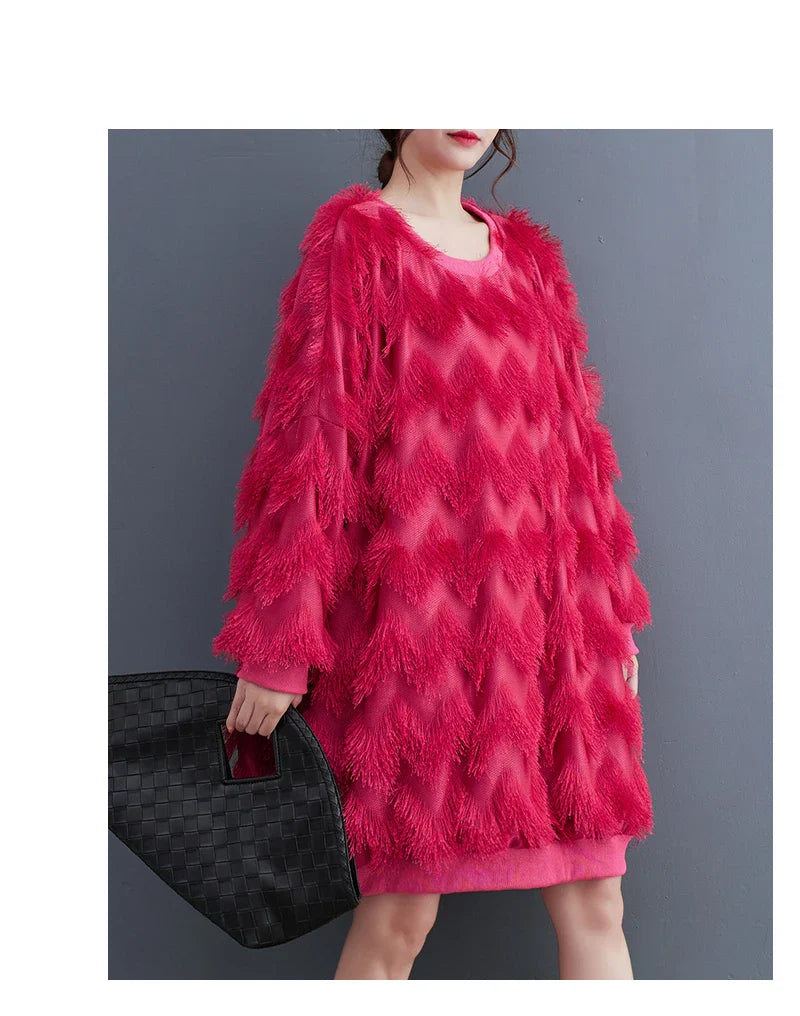 Tassel Sweater Dress Women – Soulmate Streetwear | same ANTHEM.