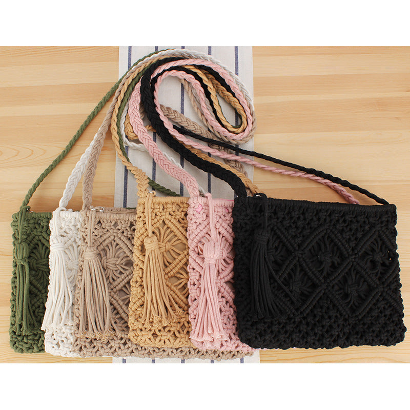 Tassel Woven Beach Bag – Soulmate Vacation Style | same ANTHEM.