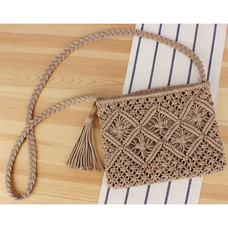 Tassel Woven Beach Bag – Soulmate Vacation Style | same ANTHEM.