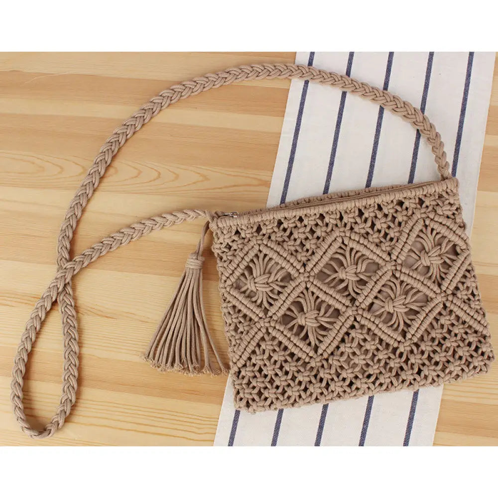 Tassel Woven Beach Bag – Soulmate Vacation Style | same ANTHEM.