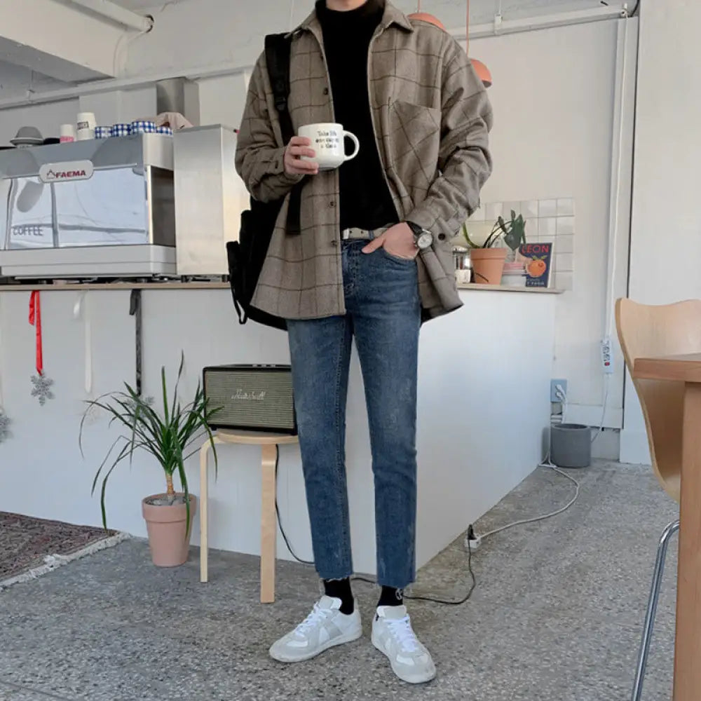 Thick Wool Plaid Shirt – Cozy Casual Layer for Every Day | same ANTHEM
