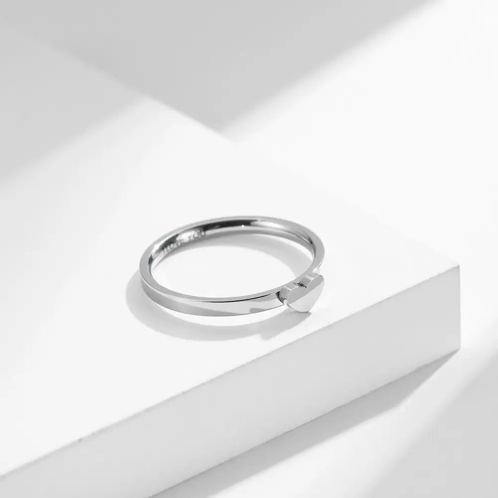 Titanium Heart Hollow Couple Rings – Soulmate Streetwear Jewelry | same ANTHEM.