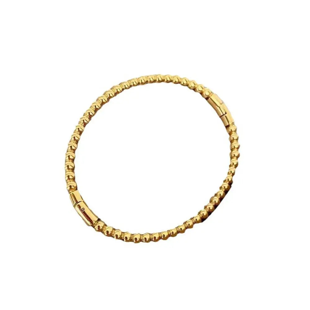 Titanium Steel Bead Bracelet | Boho Chic Love Vibes | same ANTHEM - Jewellery