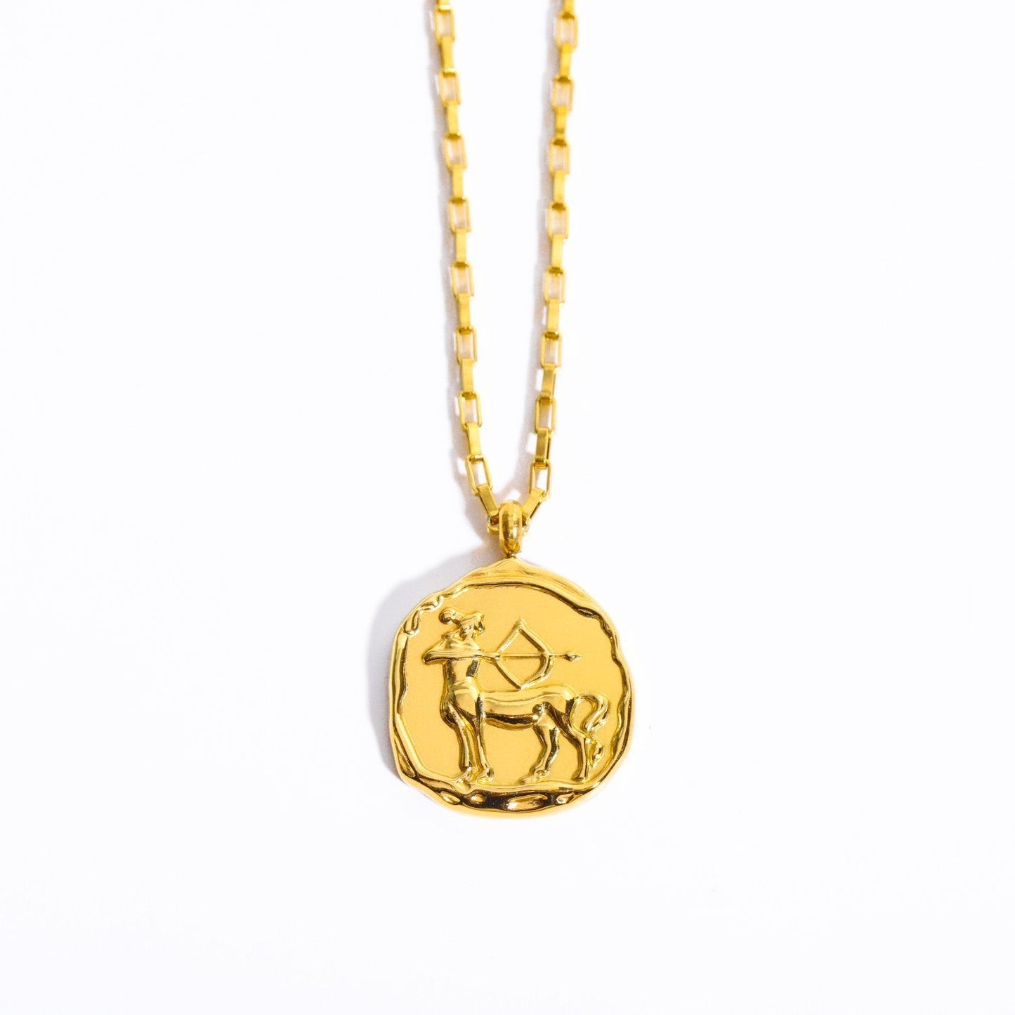 Twelve Constellation Oval Pendant Necklace | Zodiac Jewellery for Soulmates & Lovers | same ANTHEM - Sagittarius