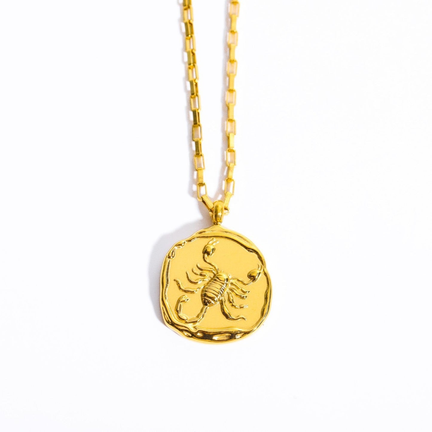 Twelve Constellation Oval Pendant Necklace | Zodiac Jewellery for Soulmates & Lovers | same ANTHEM - Scorpio