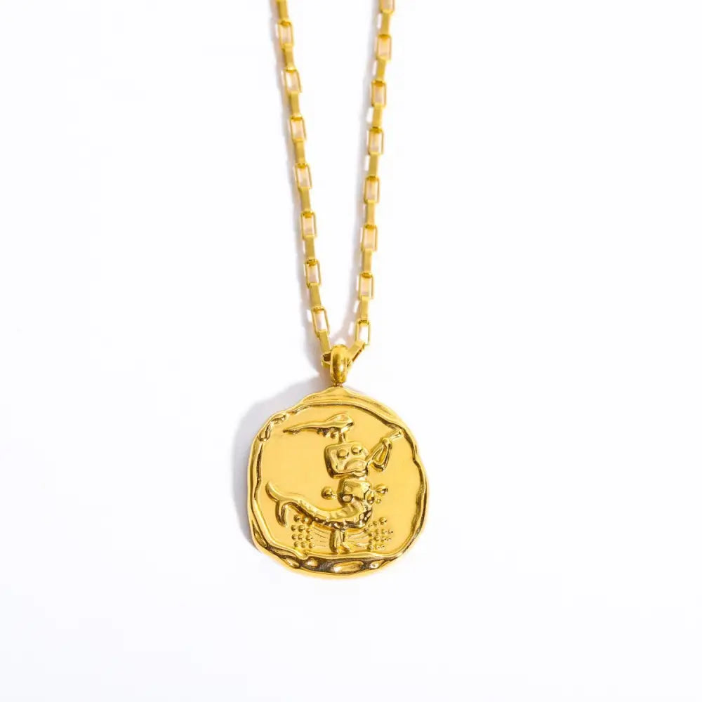 Twelve Constellation Oval Pendant Necklace | Zodiac Jewellery for Soulmates & Lovers | same ANTHEM - Virgo