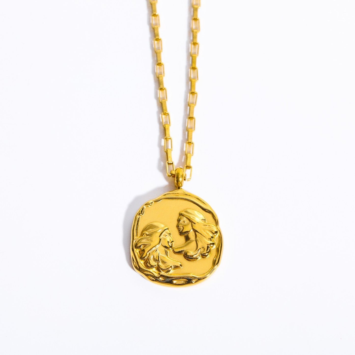 Twelve Constellation Oval Pendant Necklace | Zodiac Jewellery for Soulmates & Lovers | same ANTHEM - Gemini