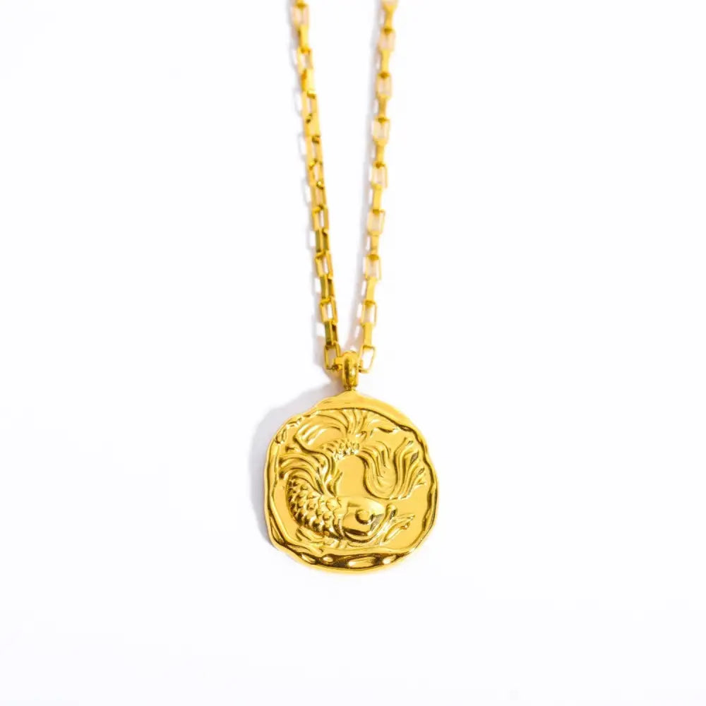 Twelve Constellation Oval Pendant Necklace | Zodiac Jewellery for Soulmates & Lovers | same ANTHEM - Pisces