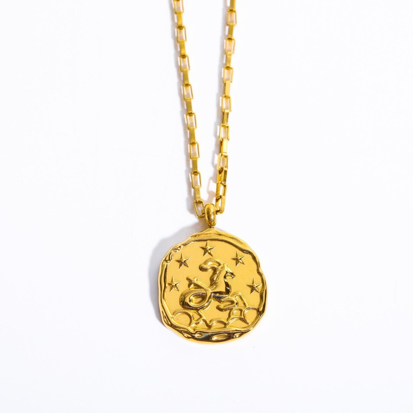 Twelve Constellation Oval Pendant Necklace | Zodiac Jewellery for Soulmates & Lovers | same ANTHEM - Capricorn