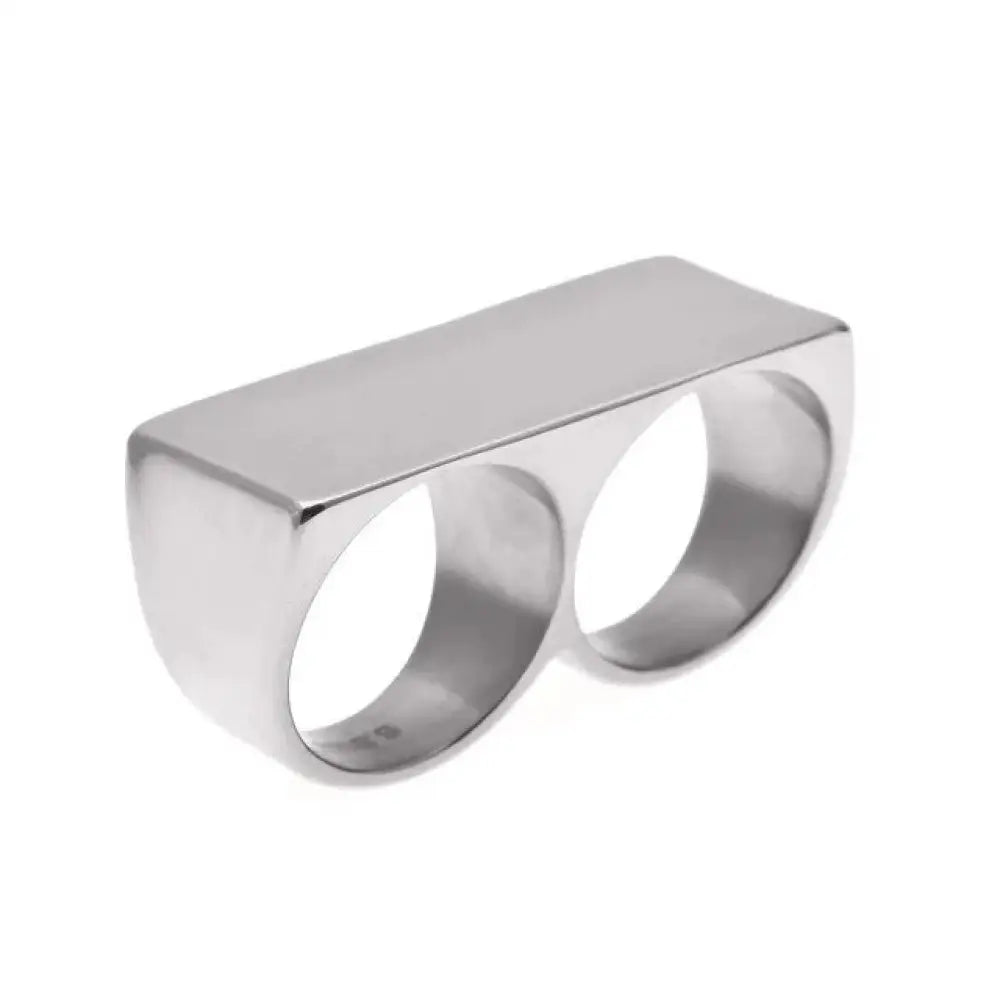 Two Finger Rings | same ANTHEM. - 10 / silver