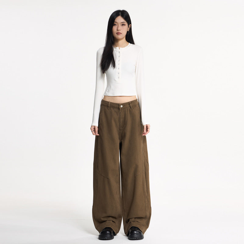 Unisex Retro Washed Cargo Pants – Baggy Loose Fit Streetwear | same ANTHEM Soulmate Fashion