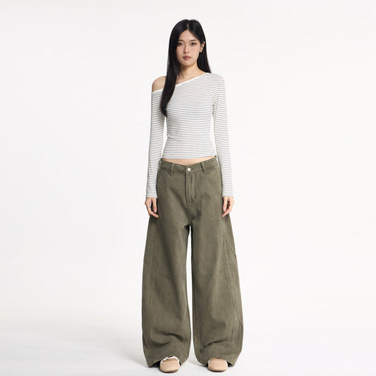 Unisex Retro Washed Cargo Pants – Baggy Loose Fit Streetwear | same ANTHEM Soulmate Fashion