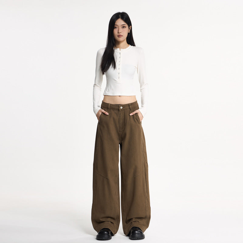 Unisex Retro Washed Cargo Pants – Baggy Loose Fit Streetwear | same ANTHEM Soulmate Fashion