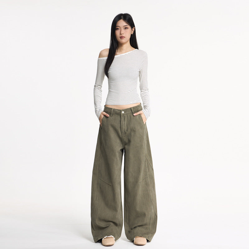 Unisex Retro Washed Cargo Pants – Baggy Loose Fit Streetwear | same ANTHEM Soulmate Fashion