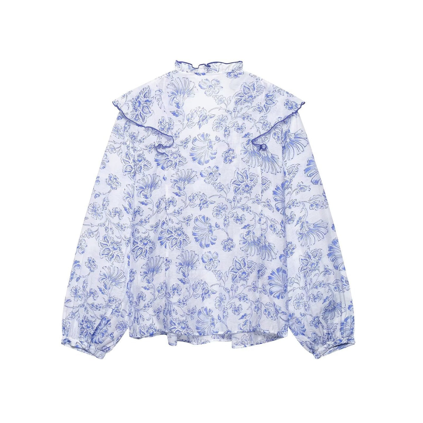 V-Neck Pleated Printed Shirt – Soulmate Streetwear | same ANTHEM