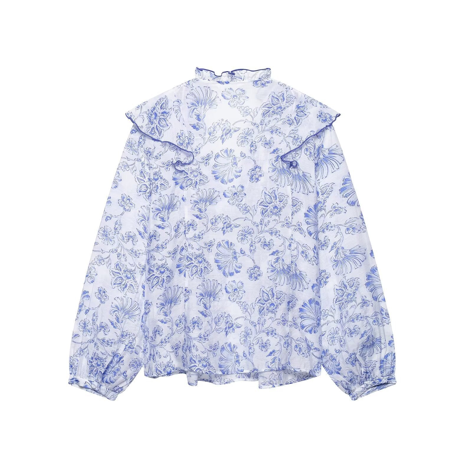 V-Neck Pleated Printed Shirt – Soulmate Streetwear | same ANTHEM