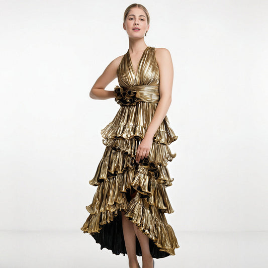 V-Neck Sleeveless Dress | same ANTHEM.