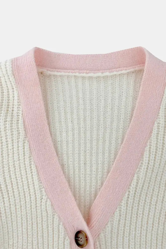 V-Neck Sweater Jacket – Chic Casualstyle Cardigan | same ANTHEM