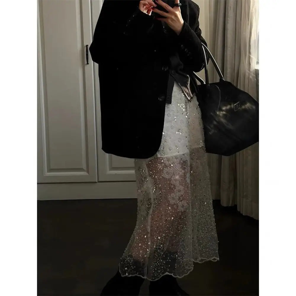 Versatile Floral Gauze Skirt | same ANTHEM.