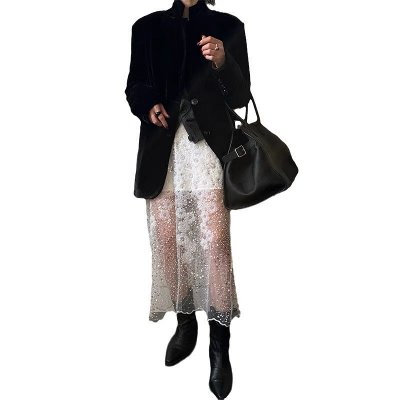 Versatile Floral Gauze Skirt | same ANTHEM.