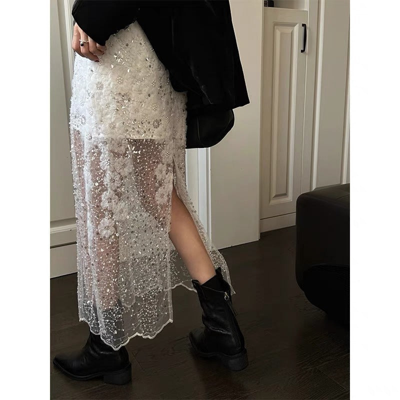 Versatile Floral Gauze Skirt | same ANTHEM.