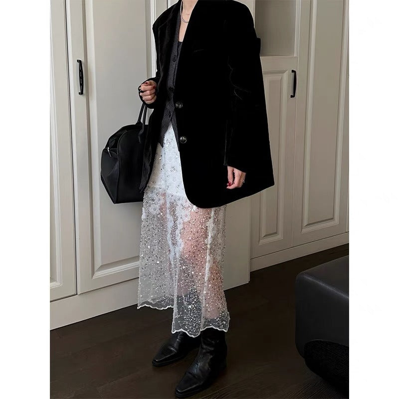 Versatile Floral Gauze Skirt | same ANTHEM.
