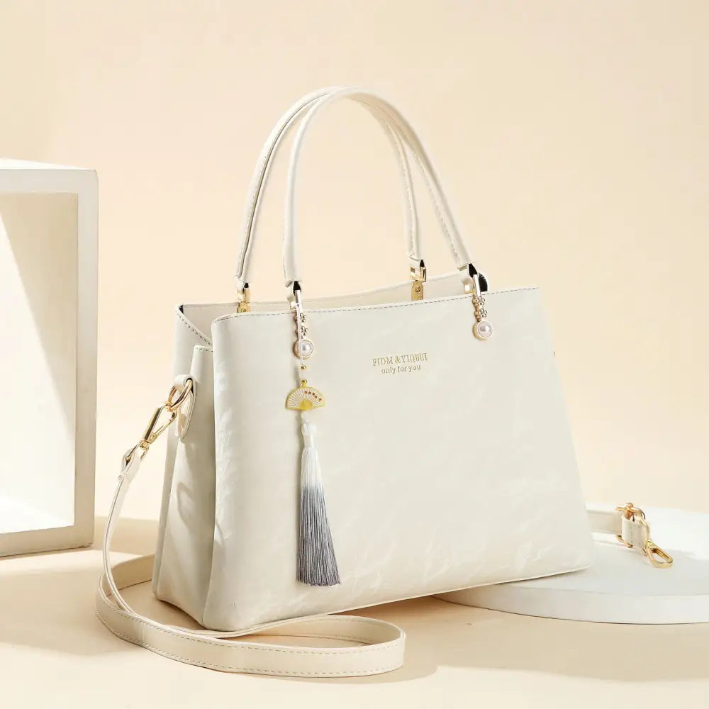 Versatile Handheld Tote – Soulmate Streetwear Bag | same ANTHEM - Beige