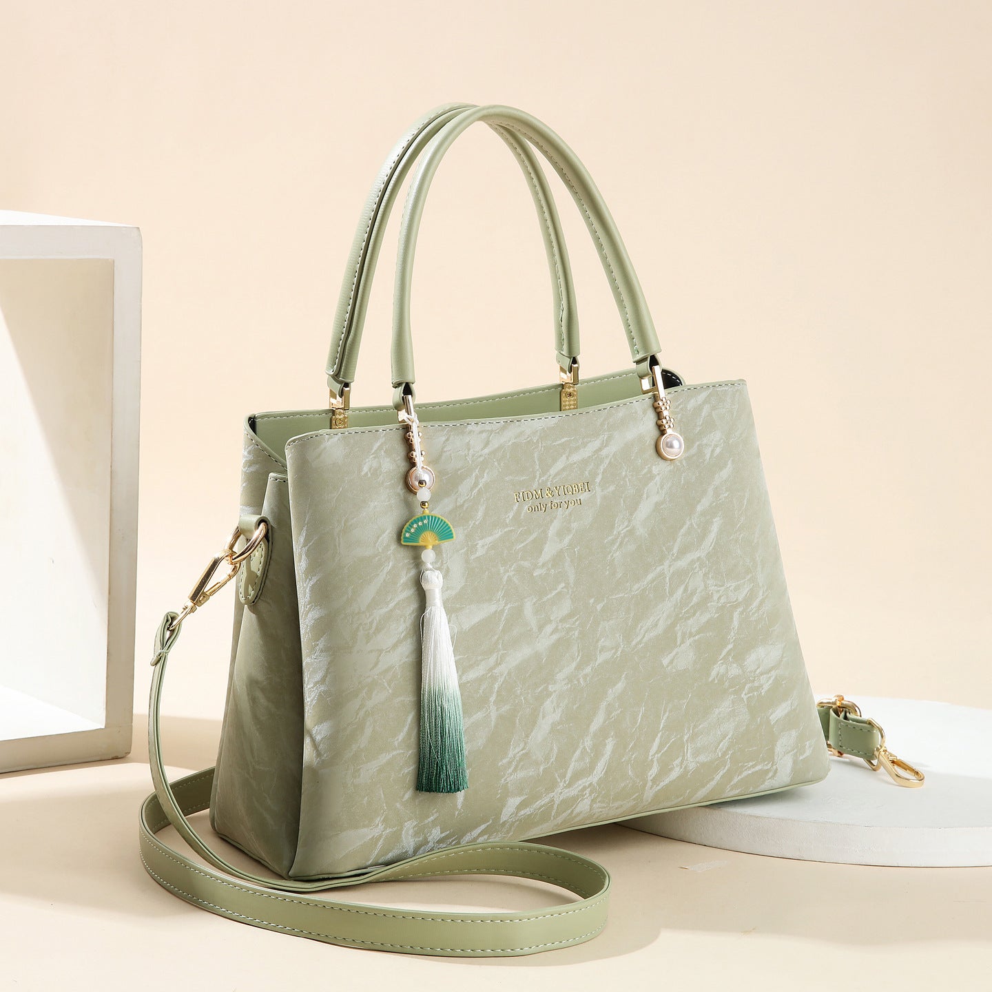 Versatile Handheld Tote – Soulmate Streetwear Bag | same ANTHEM - Green