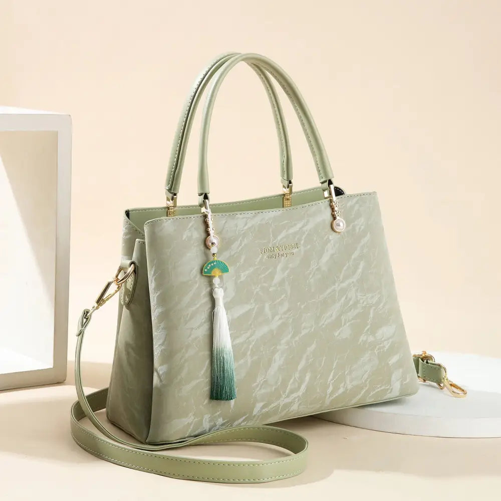 Versatile Handheld Tote – Soulmate Streetwear Bag | same ANTHEM - Green