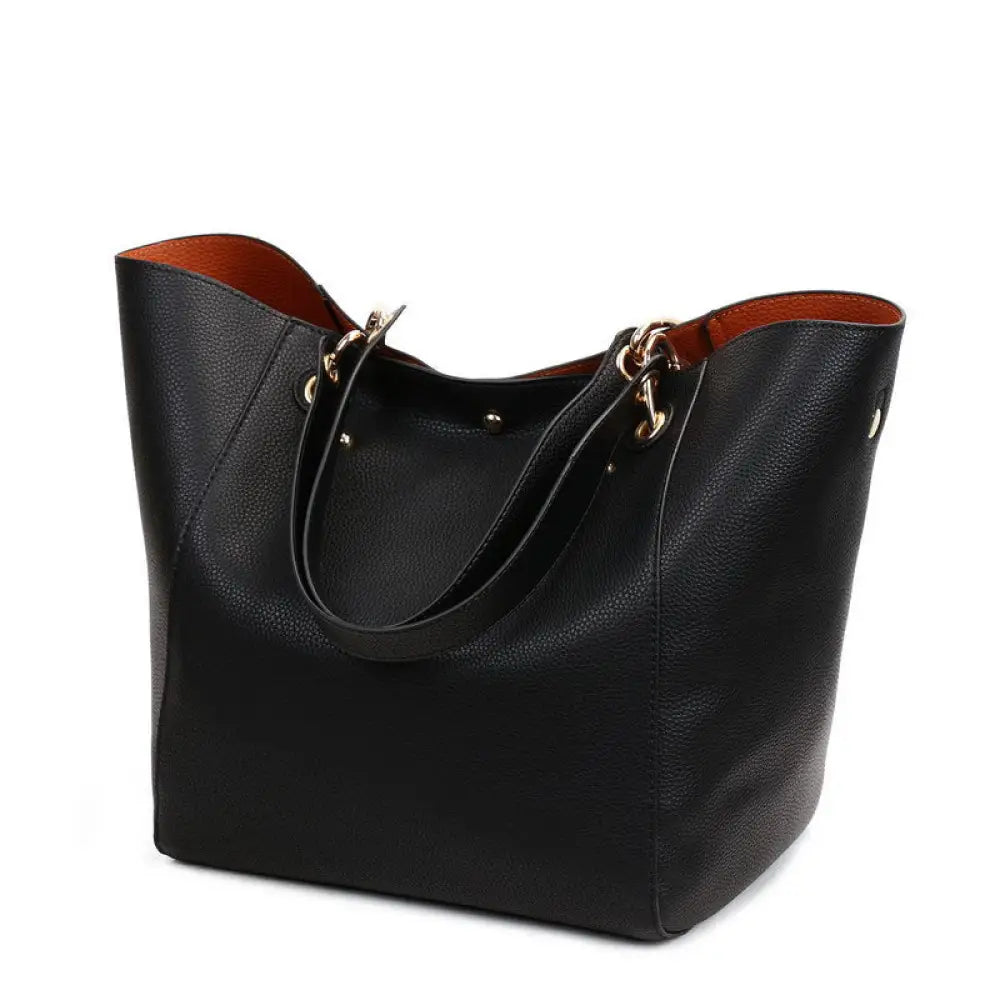 Versatile Large Shopping Bag – Soulmate Streetwear Style | same ANTHEM. - Black / (30cm<Max Length<50cm)