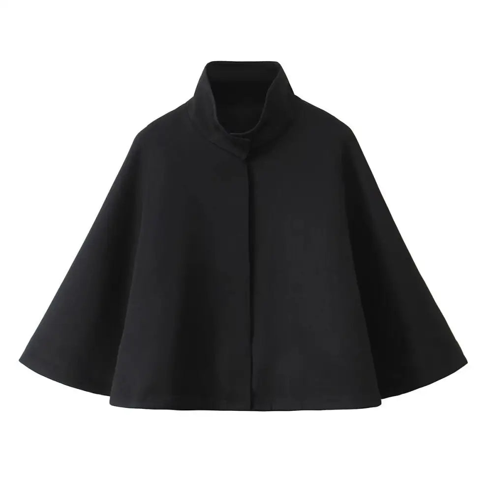 Vintage A-Line Woolen Jacket – same ANTHEM | Soulmate Streetwear for Lovers & Friends - black / S