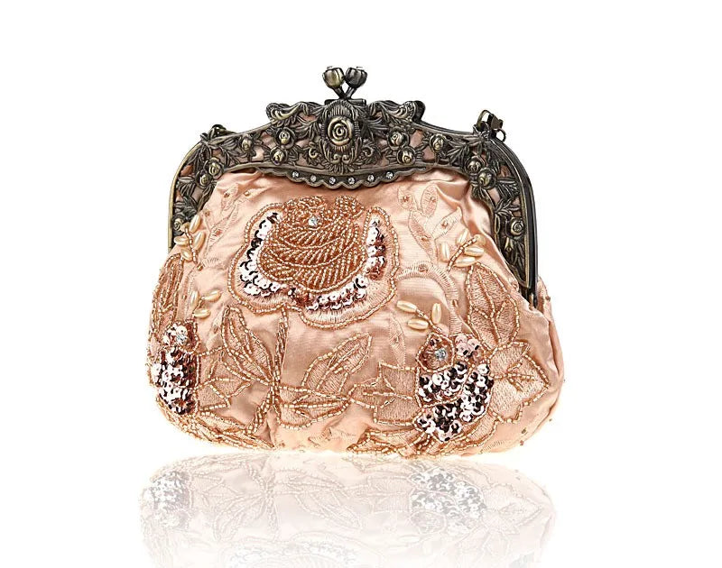 Vintage Beaded Clutch – Embroidered Soulmate Bag | same ANTHEM