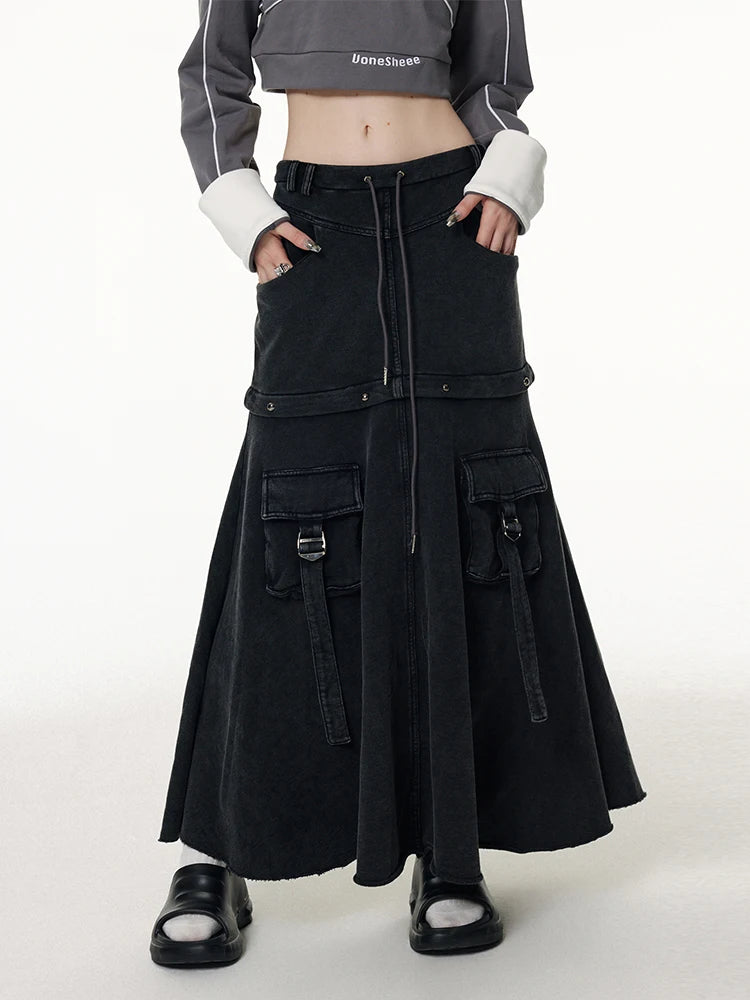 Vintage Black Denim Pocket Skirt – Soulmate Streetwear | same ANTHEM