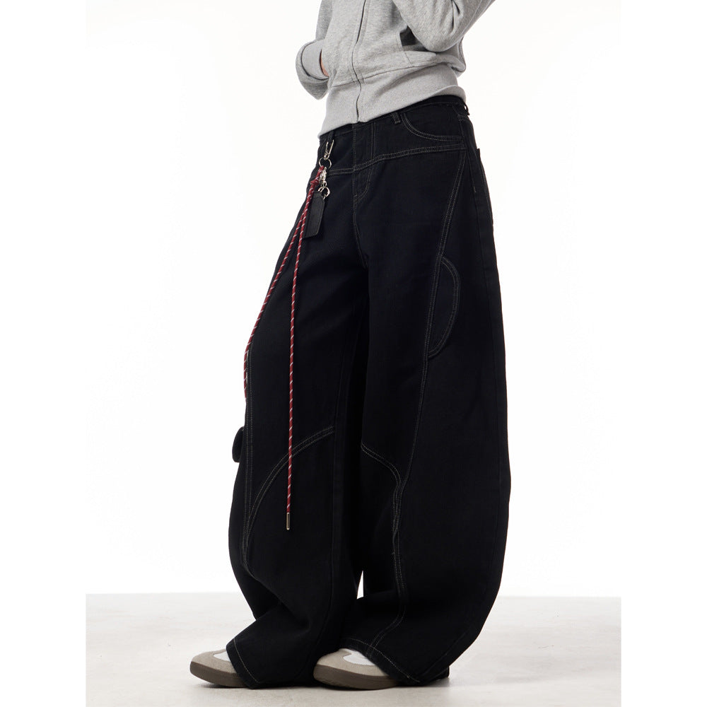 Vintage Burgundy Curved Pants | same ANTHEM.