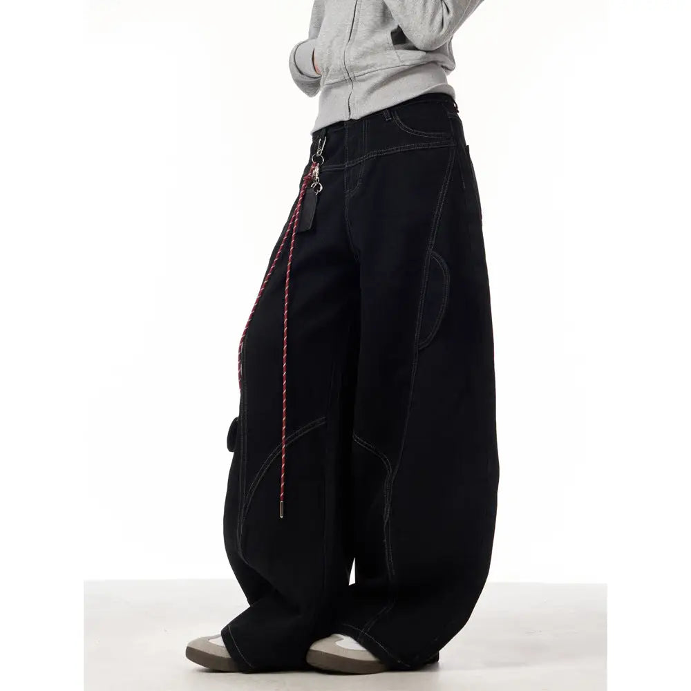 Vintage Burgundy Curved Pants | same ANTHEM.