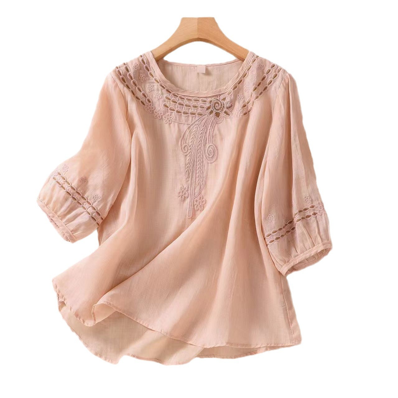 Vintage Cotton Linen Shirt – Boho Romantic Summer Style | same ANTHEM - Bag