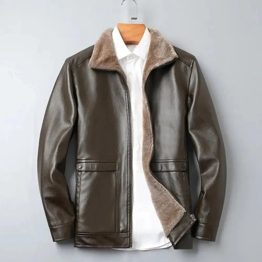 Vintage Faux Leather Jacket Men | soulmate wear | same ANTHEM Streetwear