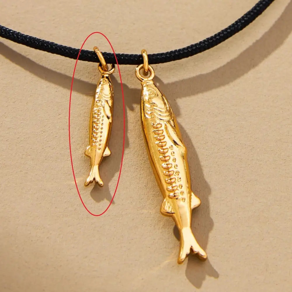 Vintage Fish Necklace | Boho Chic Lovers Pendant | same ANTHEM - Small Fish Pendant Only