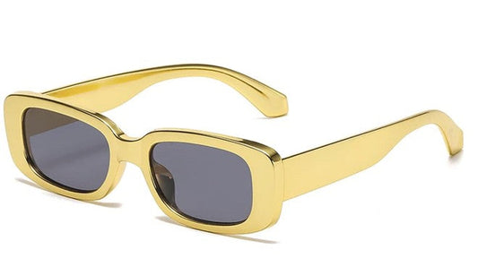 Vintage Gold Rectangle Sunglasses – Soulmate Streetwear Shades | same ANTHEM - gold black / gold