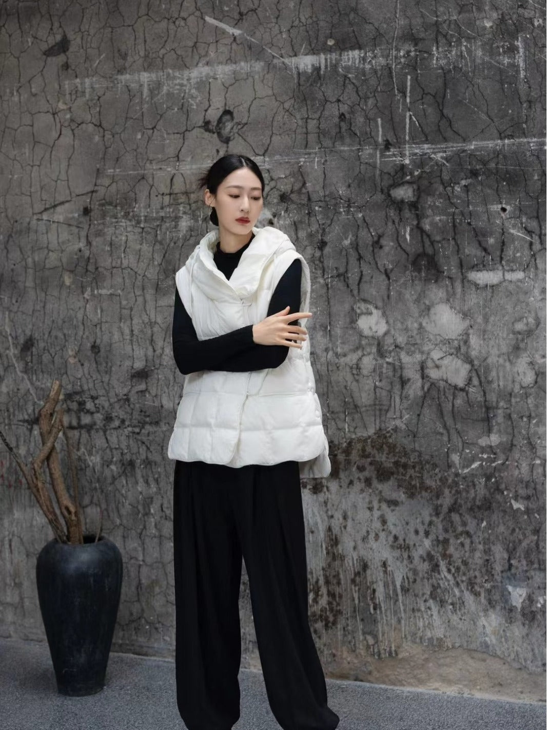 Vintage Hooded Sleeveless Vest – Soulmate Streetwear | same ANTHEM - WHITE / XL