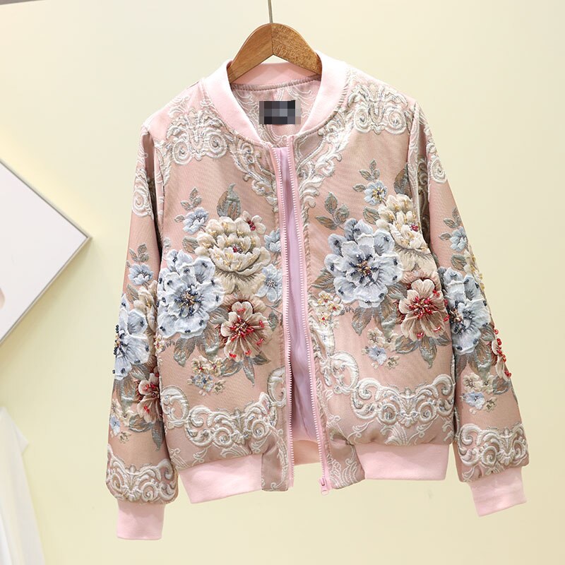 Vintage Jacquard Gold Beaded Jacket | Soulmate Streetwear by same ANTHEM.