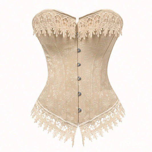 Vintage Lace-Up Corset Top – same ANTHEM. Romantic Streetwear Statement