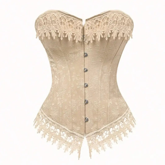 Vintage Lace-Up Corset Top – same ANTHEM. Romantic Streetwear Statement