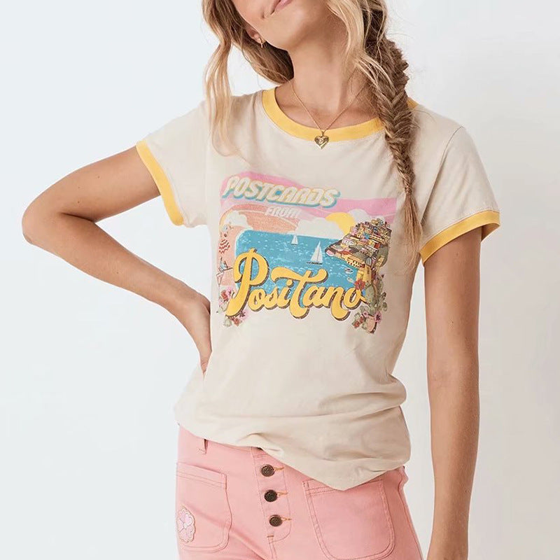 Vintage Print T-Shirt Women | same ANTHEM.