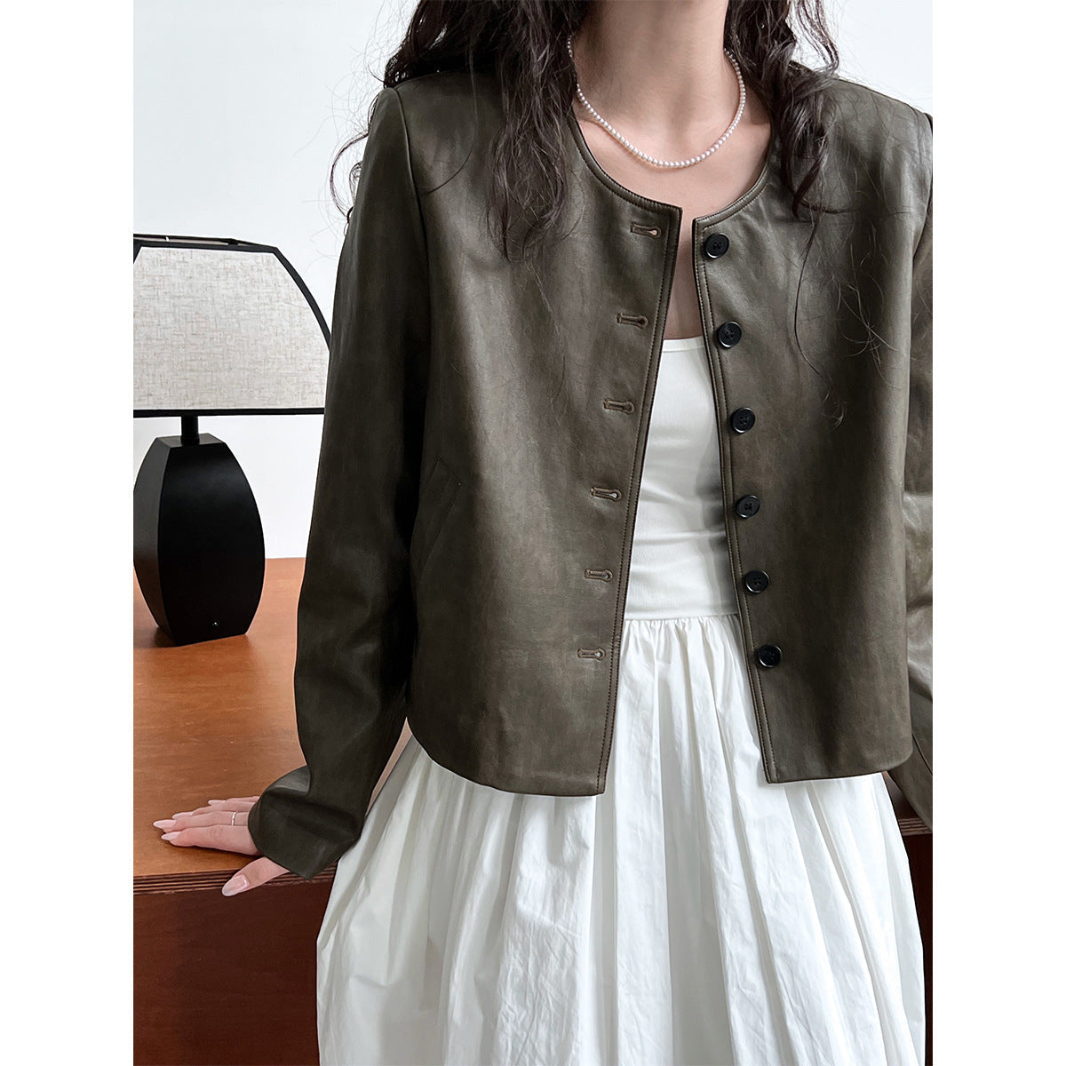 Vintage PU Leather Jacket – same ANTHEM.