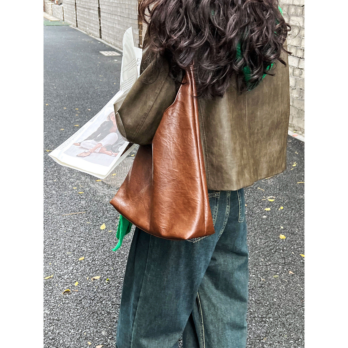 Vintage PU Leather Jacket – same ANTHEM.