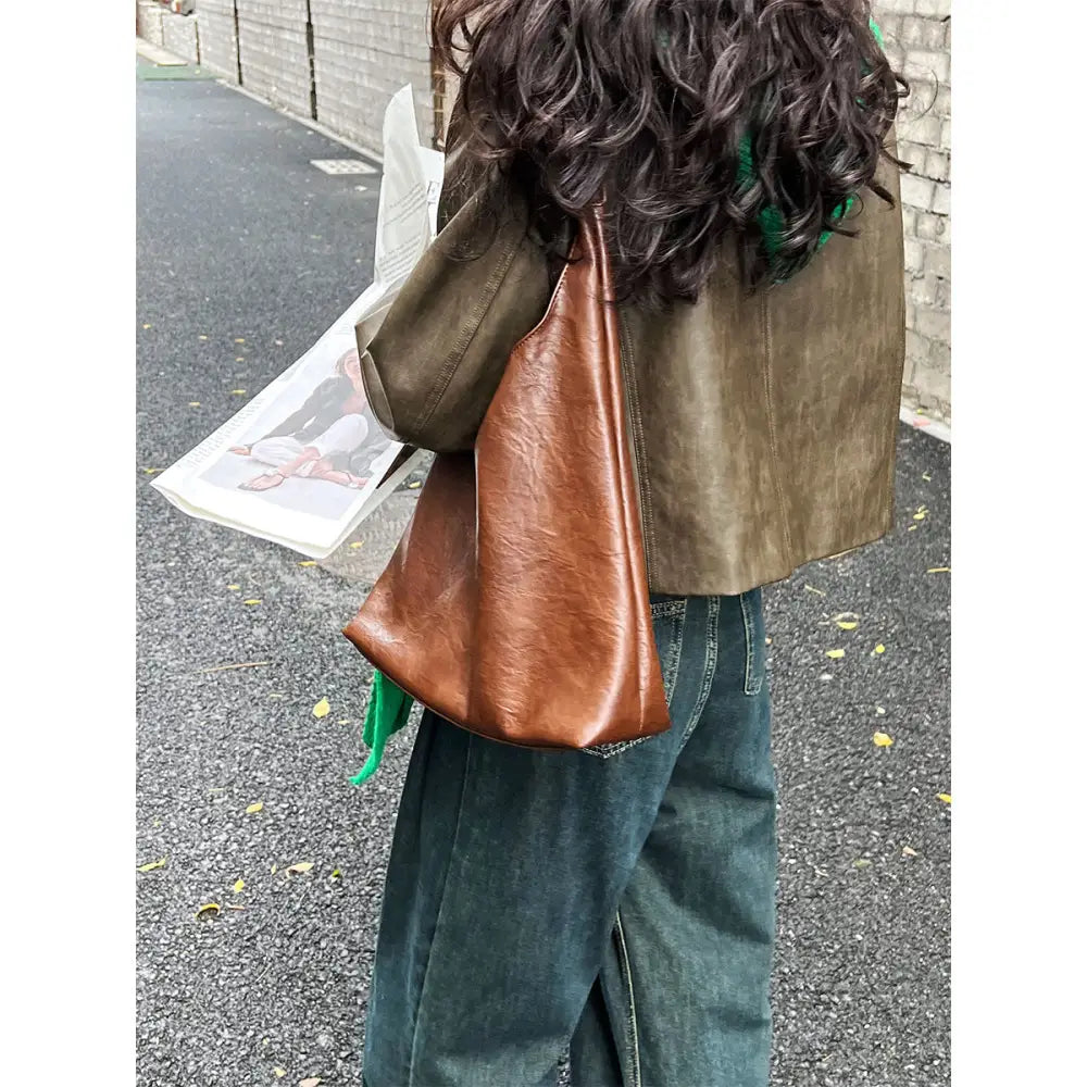 Vintage PU Leather Jacket – same ANTHEM.