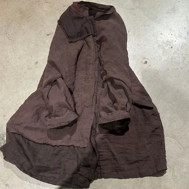 Vintage Ramie Patchwork Jacket – Soulmate Streetwear | same ANTHEM - Coffee / One Size