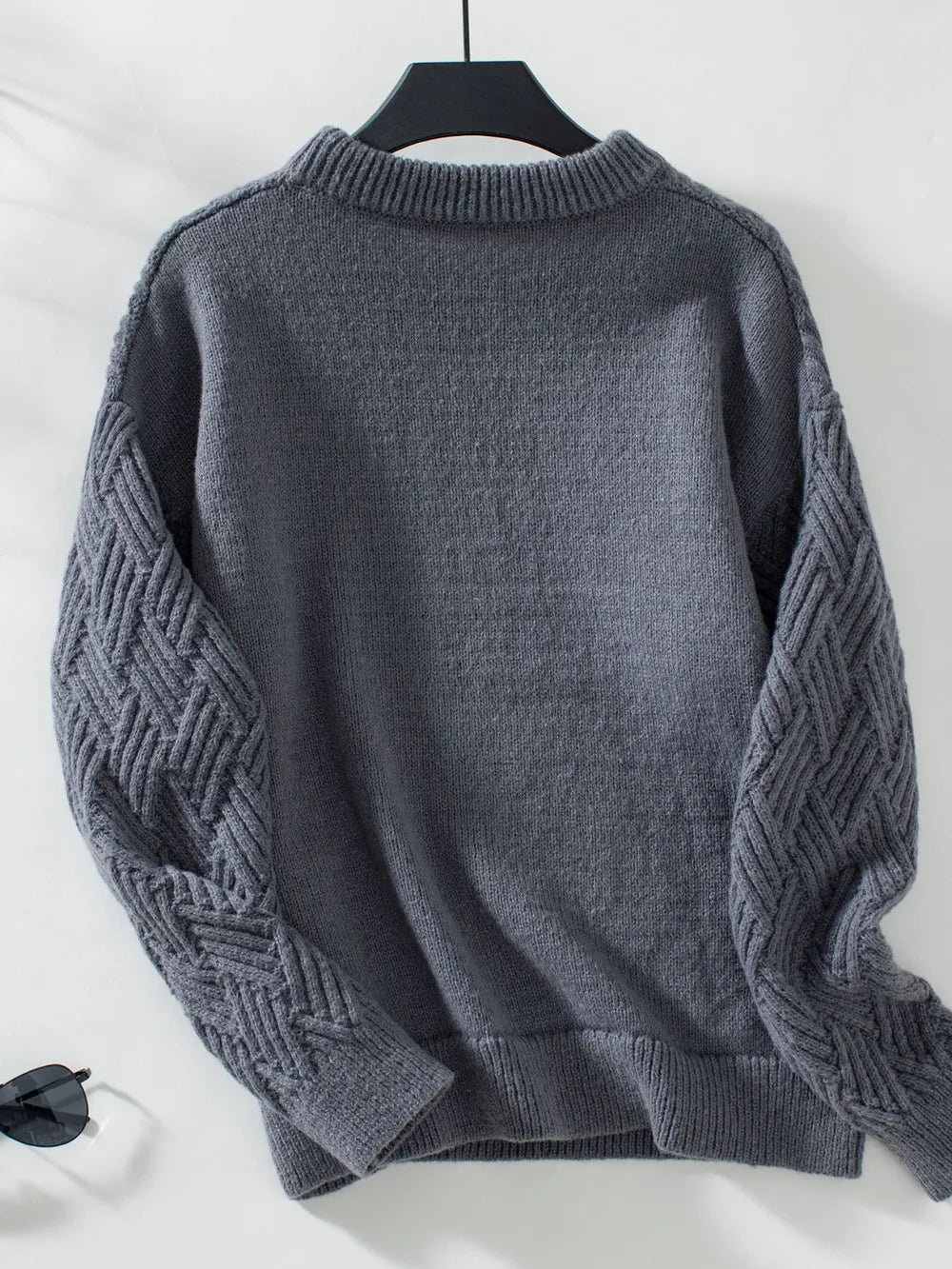 Vintage Round Neck Knit Sweater – same ANTHEM.